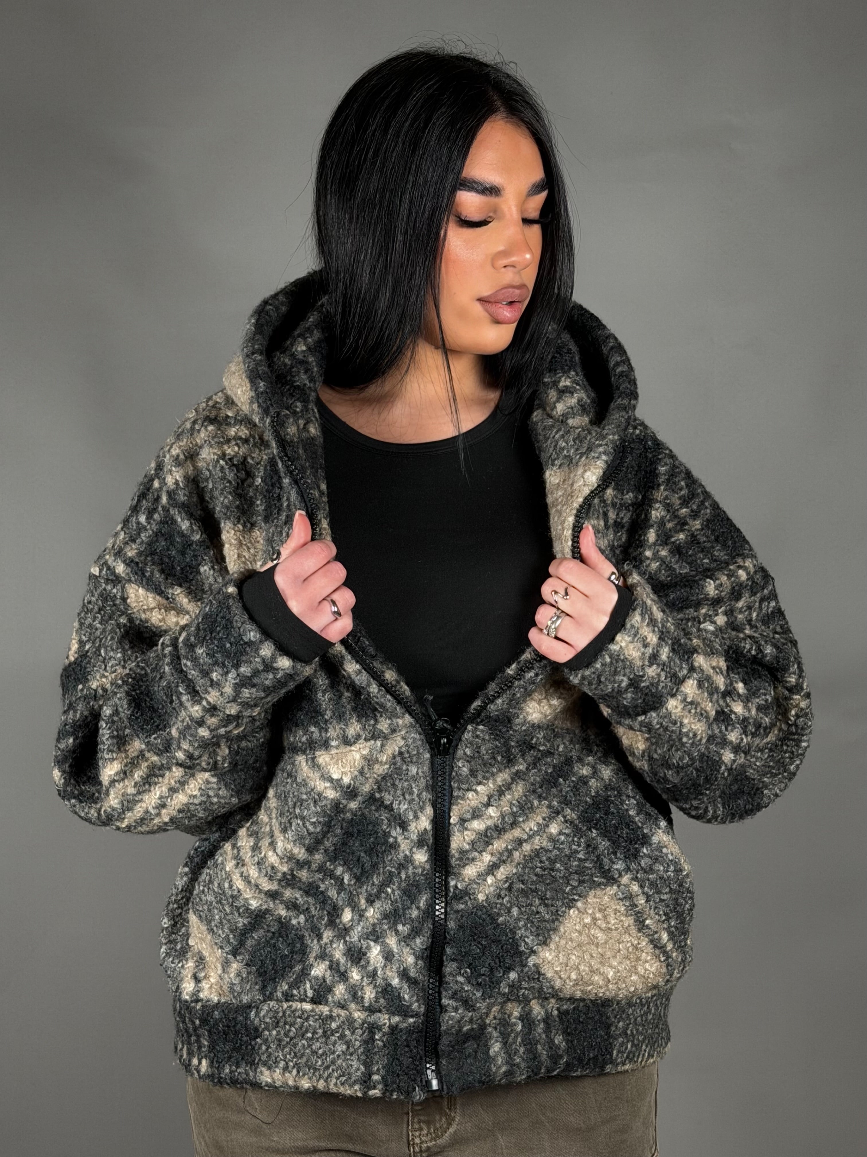 JACKET TORONTO BLACK CIRCUS