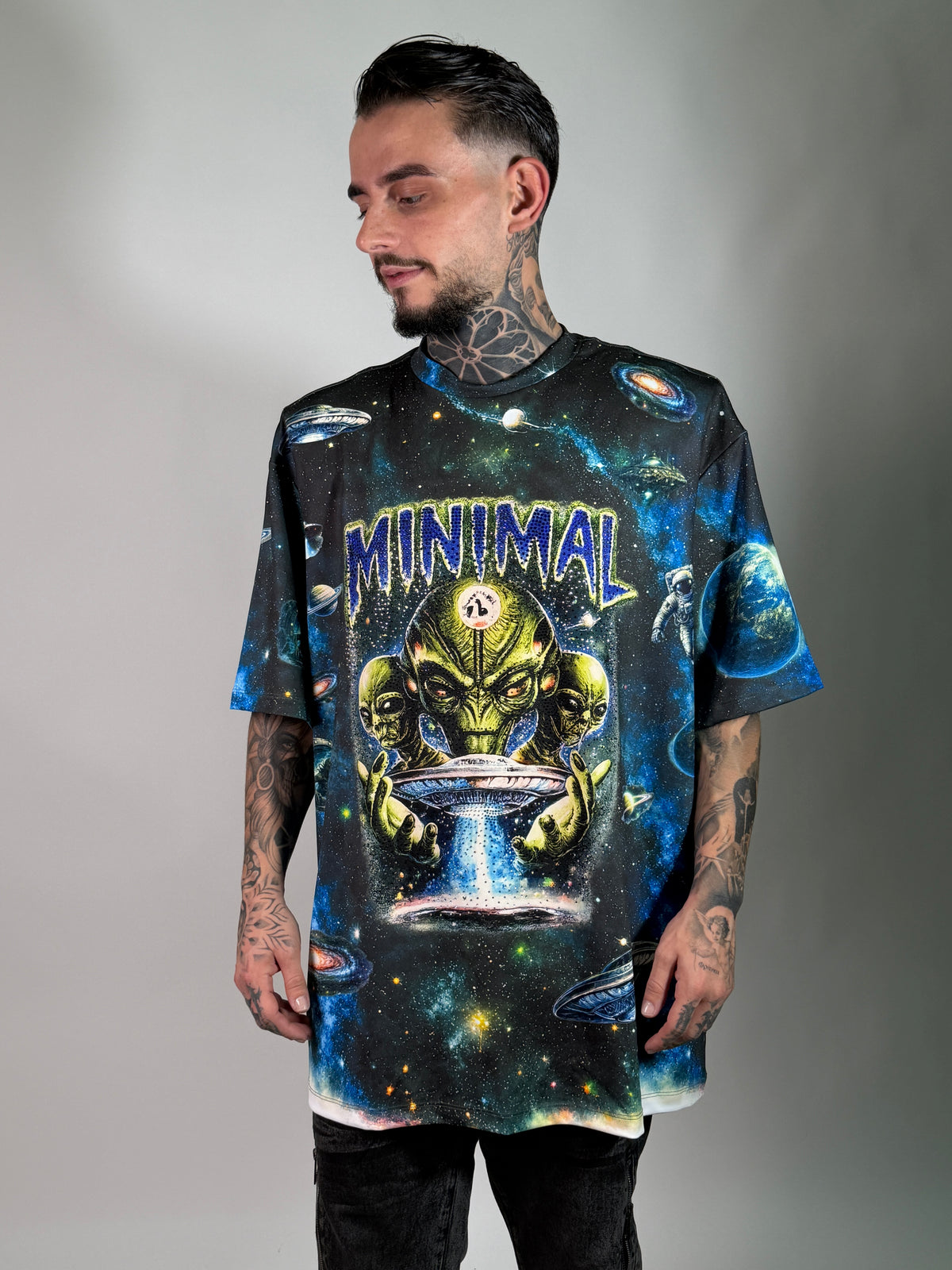 T-SHIRT ALIEN MINIMAL