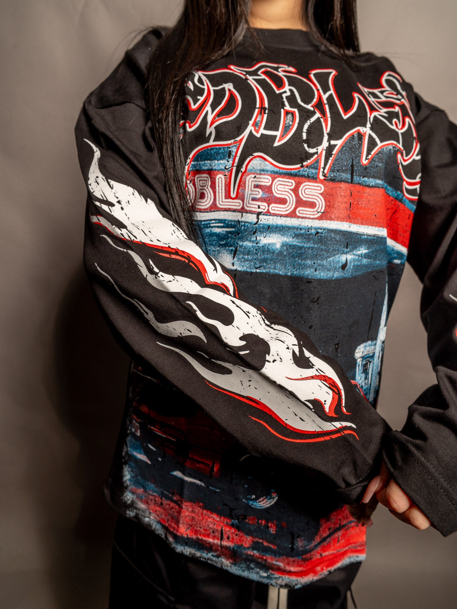 LONG SLEEVE FUEL BLACK