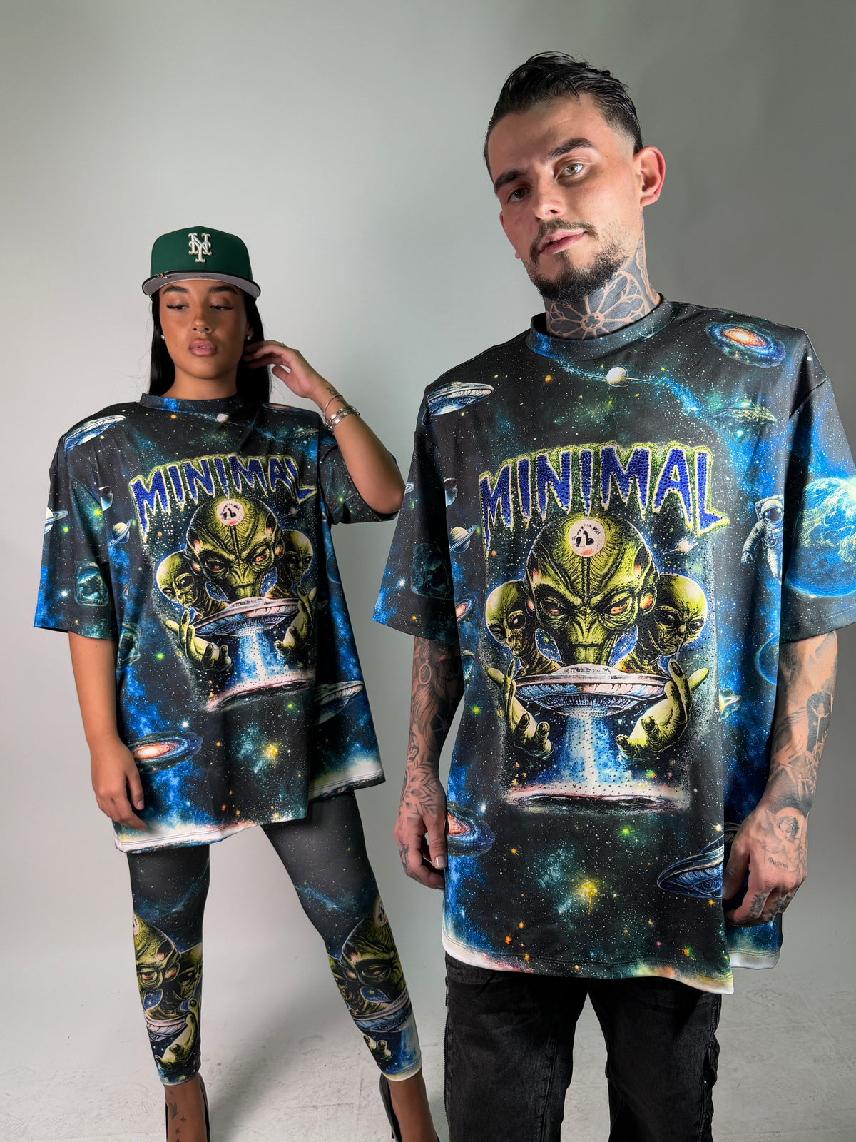 T-SHIRT ALIEN MINIMAL