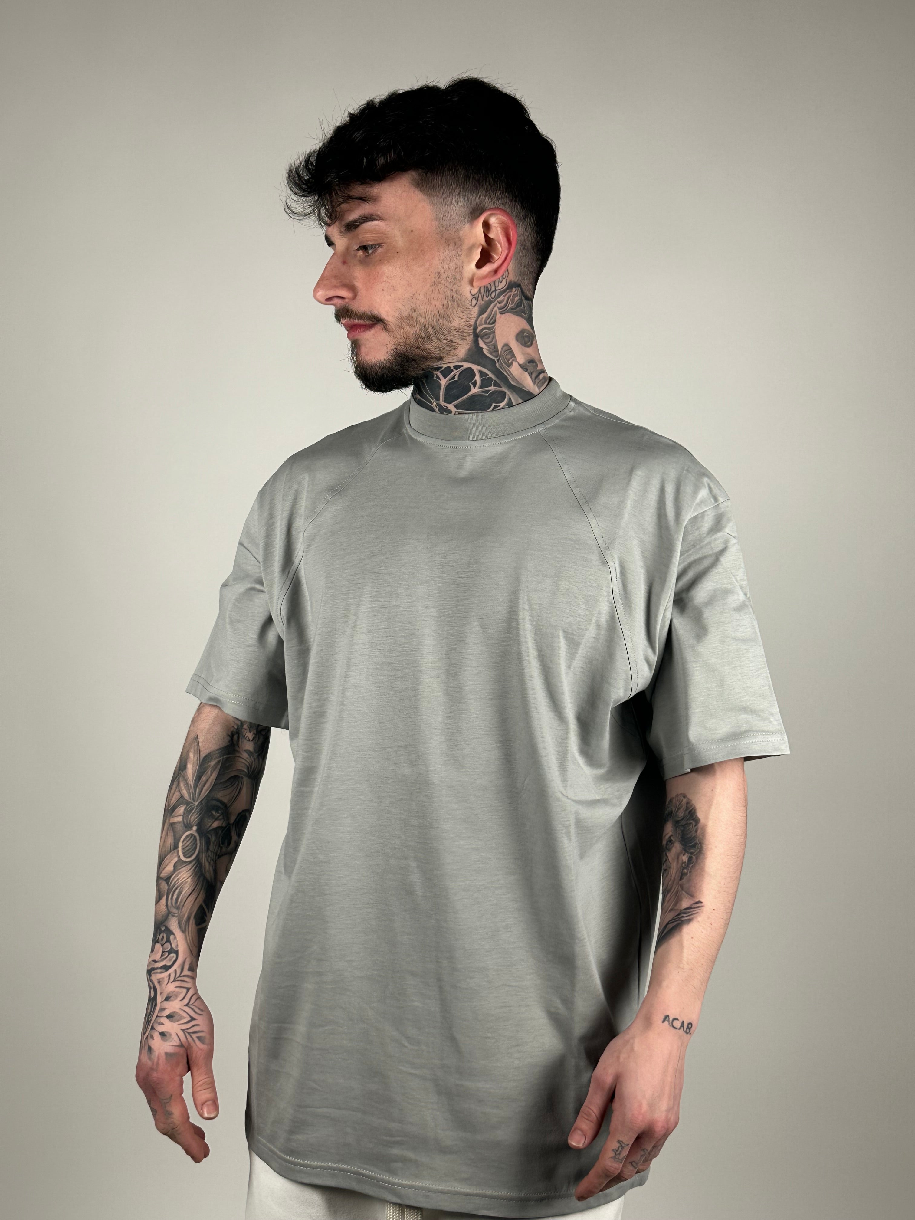 T-SHIRT TAGLI GREY
