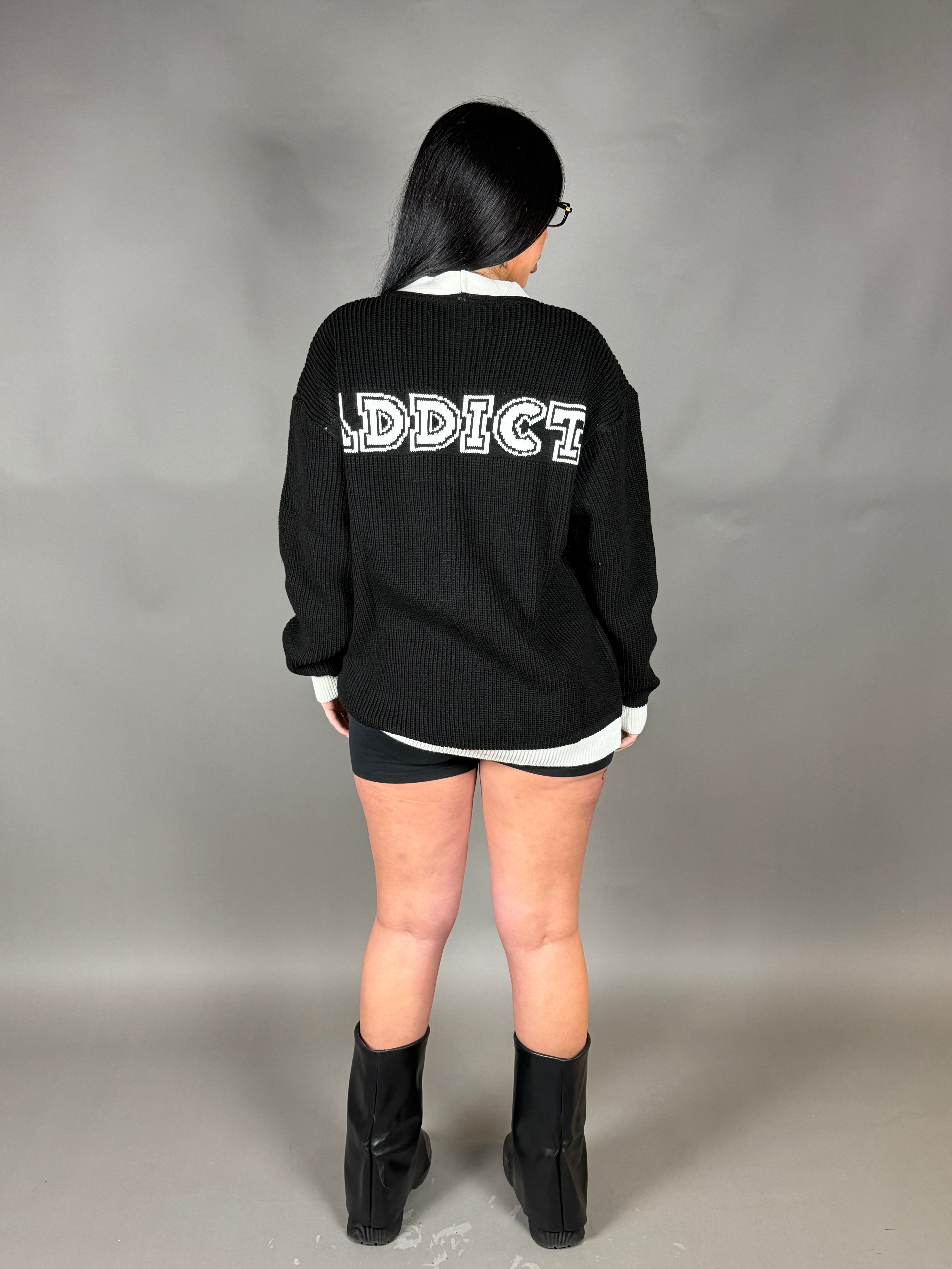 CARDIGAN PLUTO BLACK