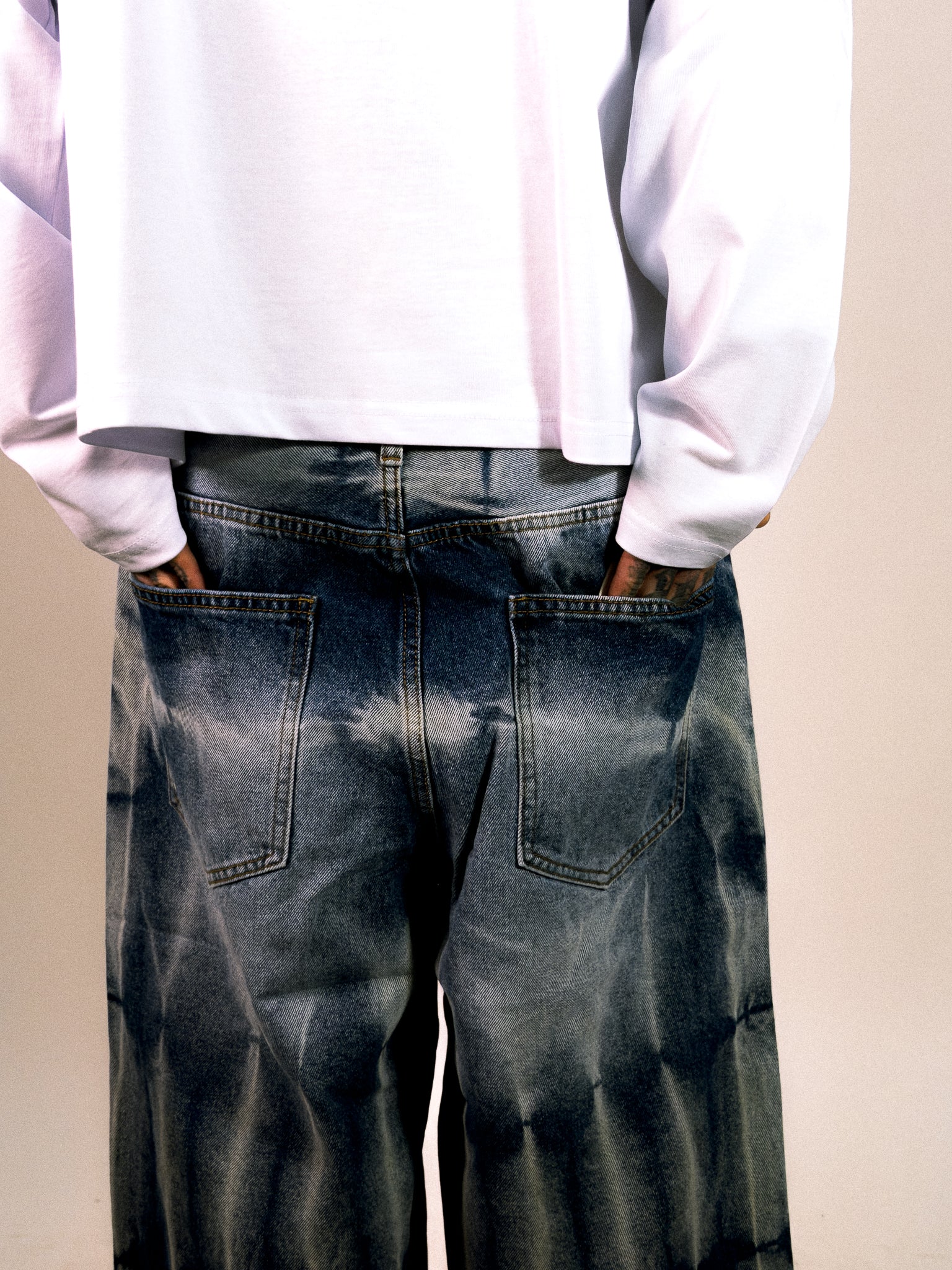 JORTS WASH BLU