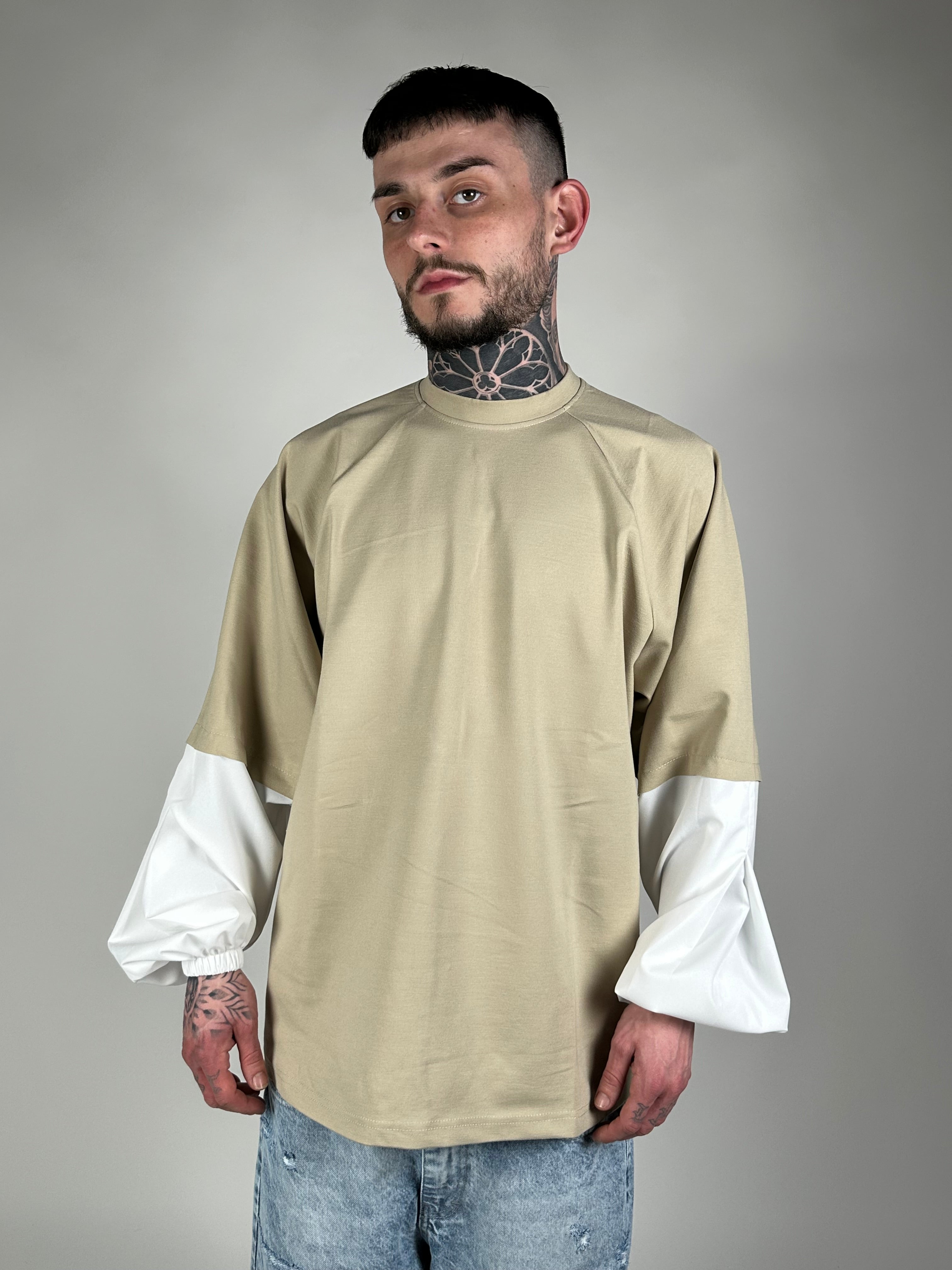 T-SHIRT PUFF BEIGE MYAMY