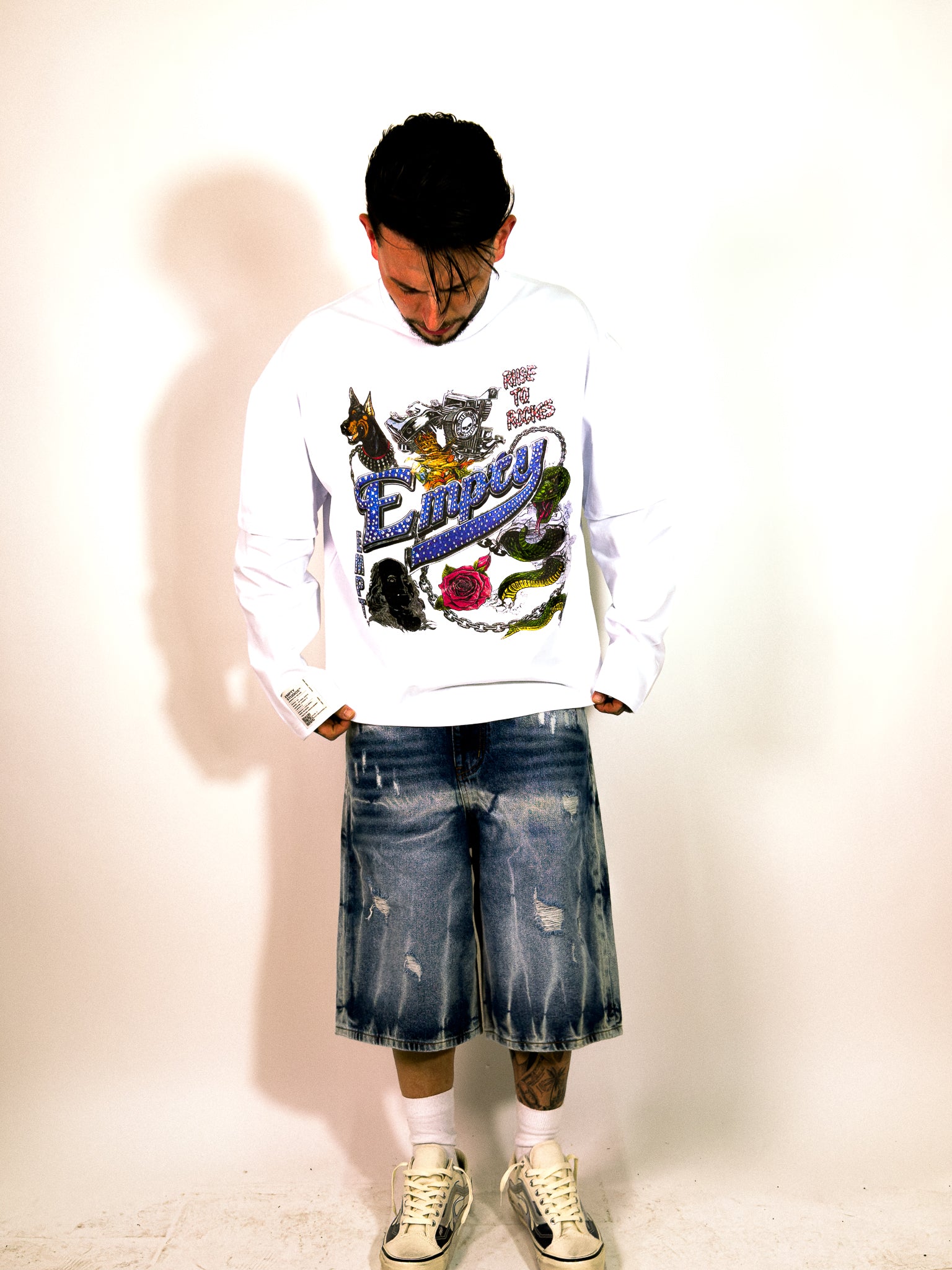 JORTS WASH BLU