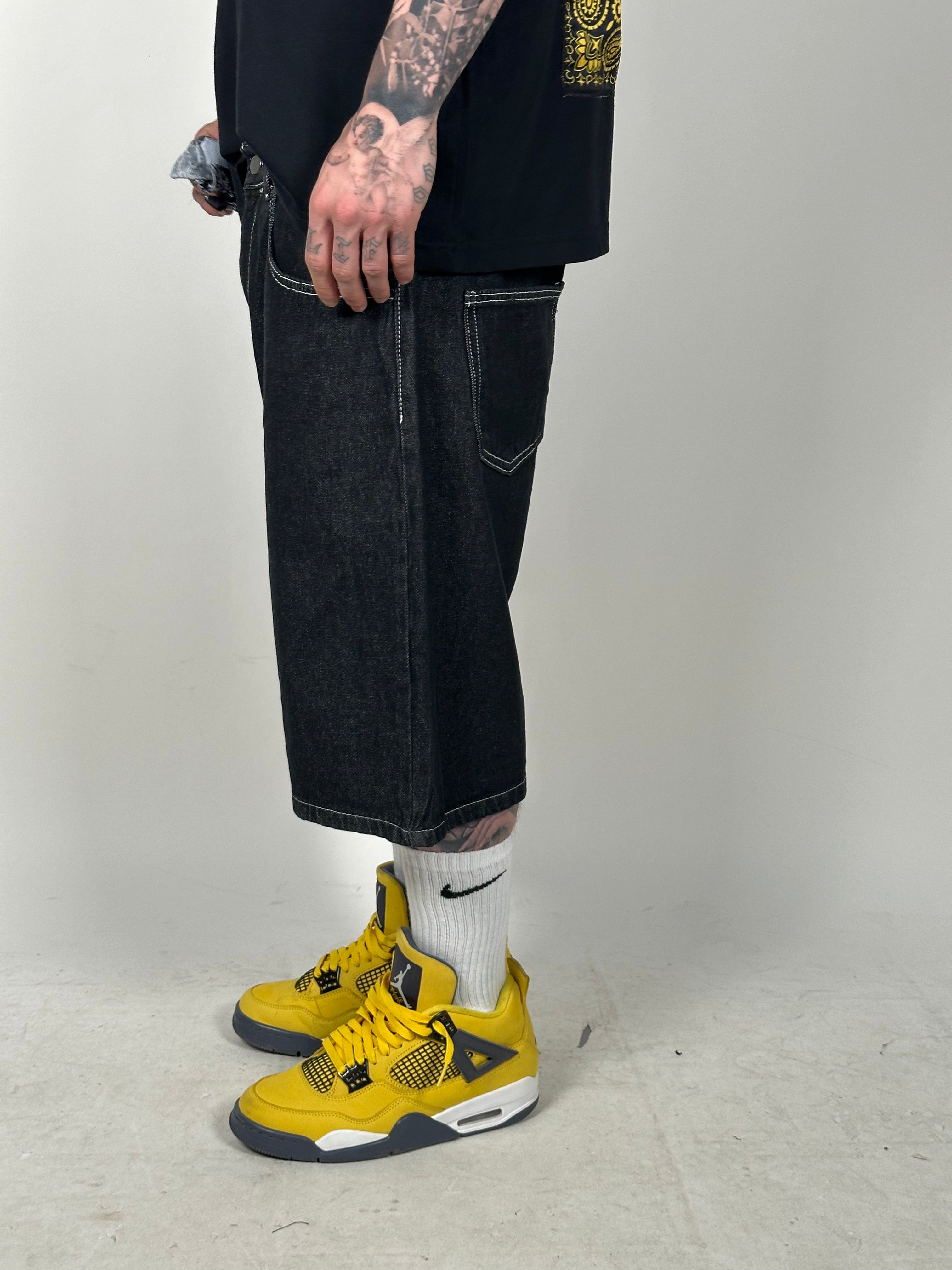 SHORTS BANDANA BLACK