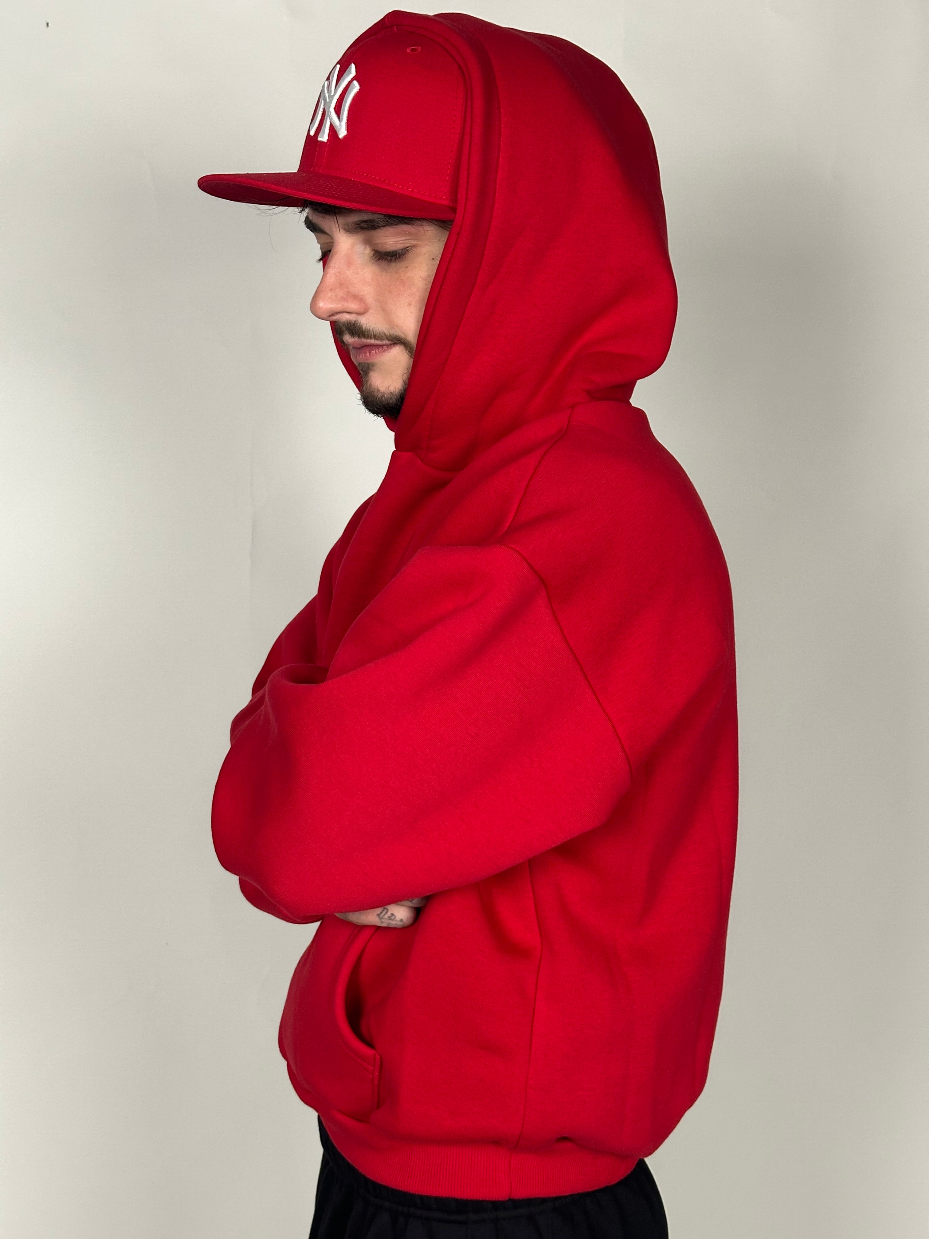HOODIE EMPTY RED