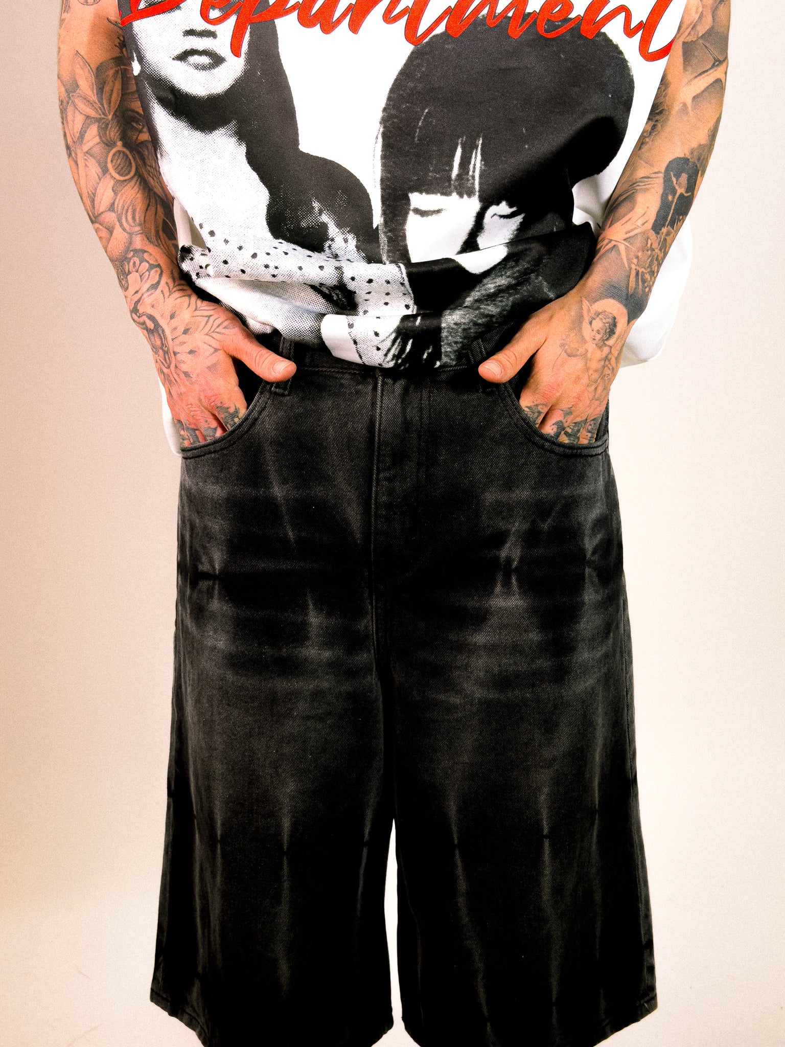 JORTS WASH GREY