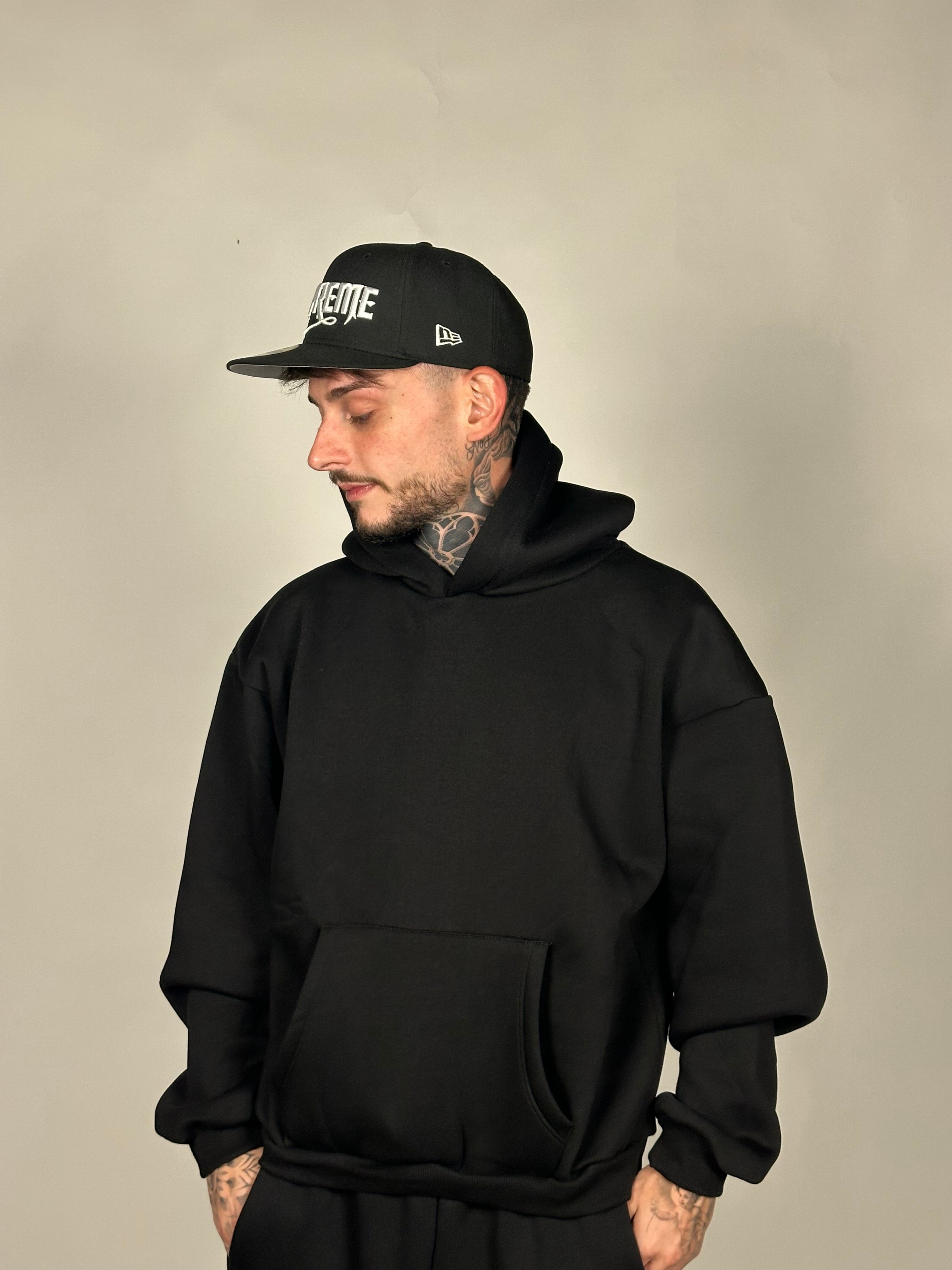 HOODIE EMPTY BLACK