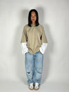 T-SHIRT PUFF BEIGE MYAMY