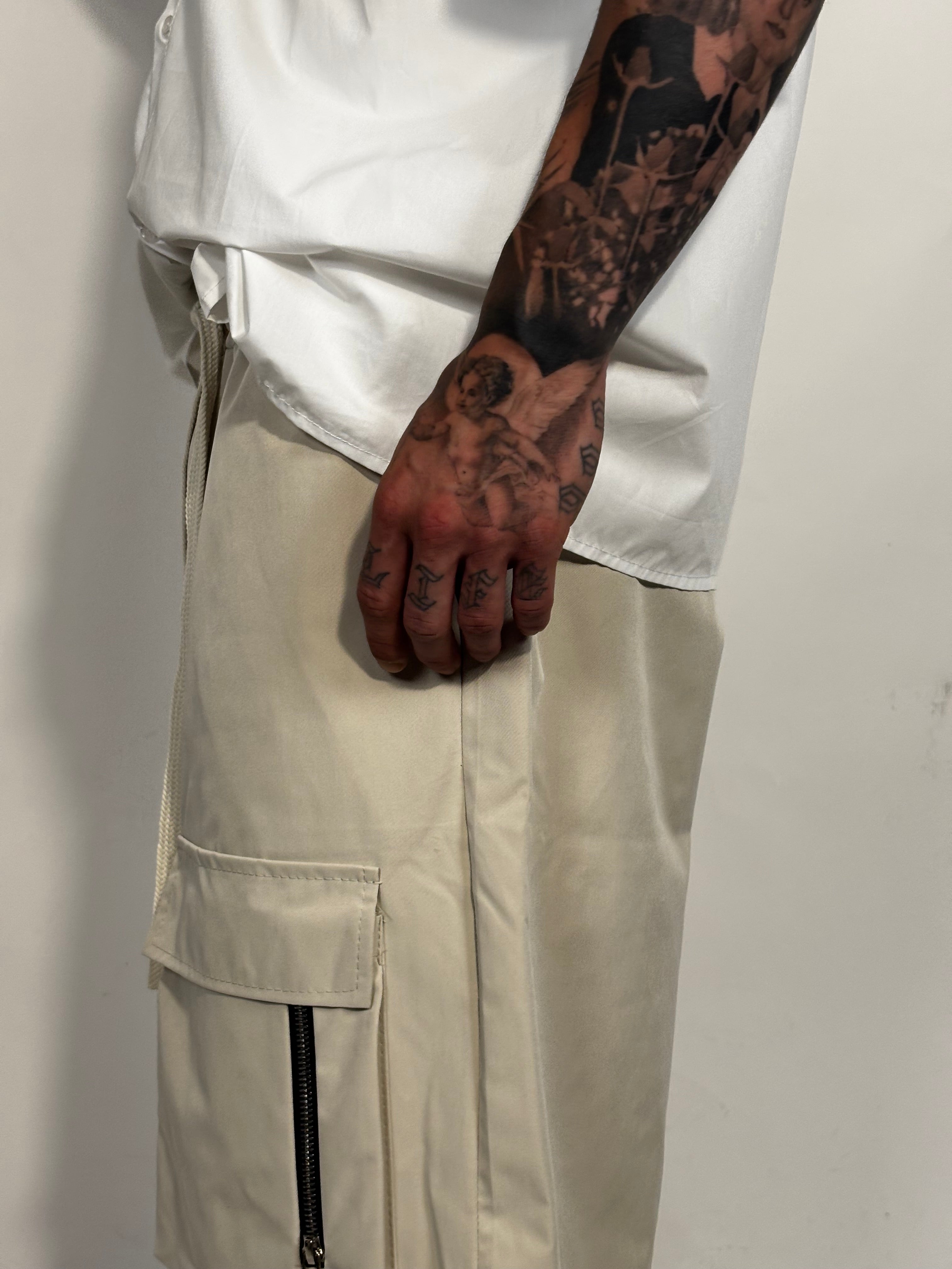 SHORT MULTIZIP BEJE