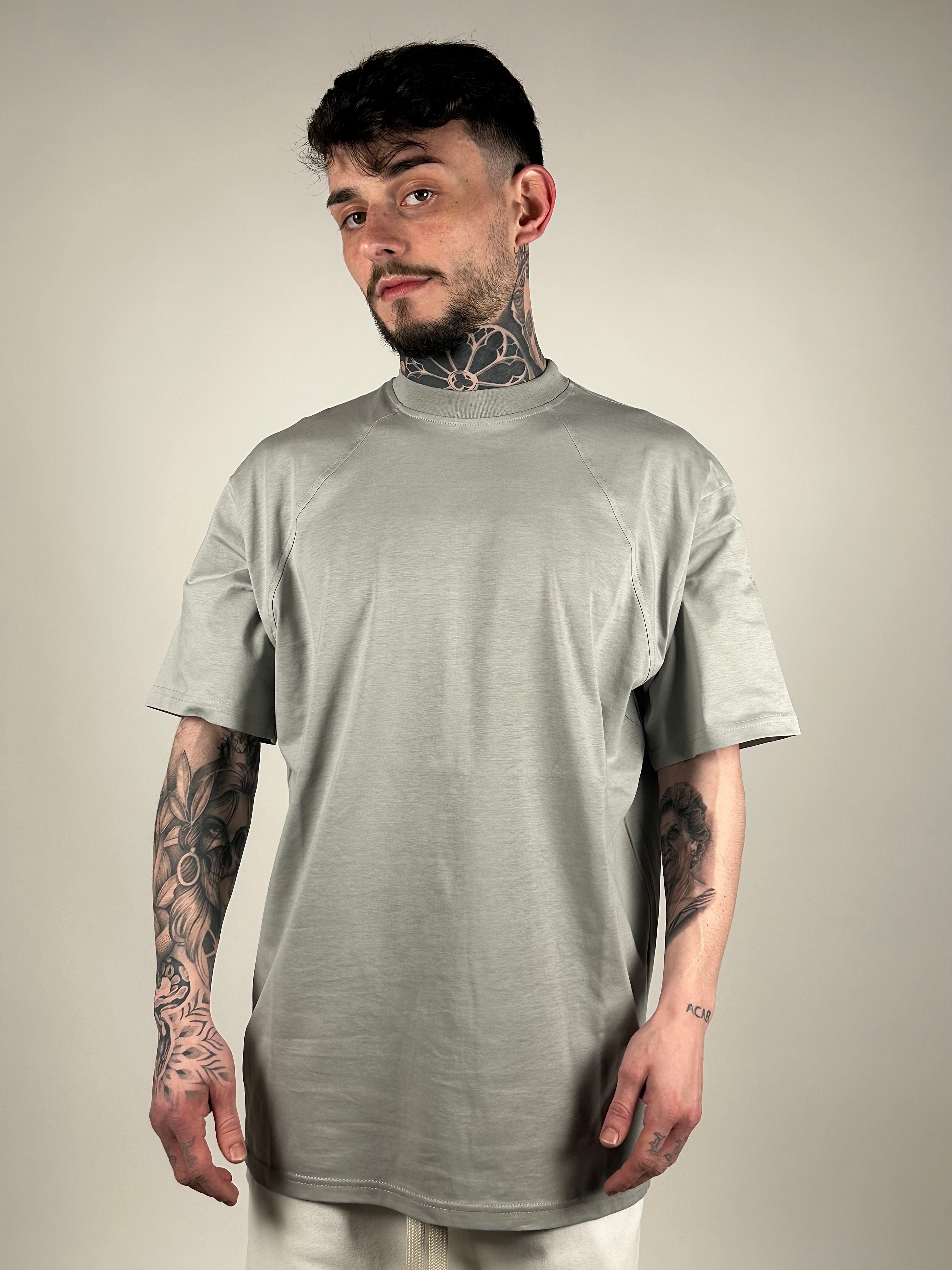 T-SHIRT TAGLI  GREY