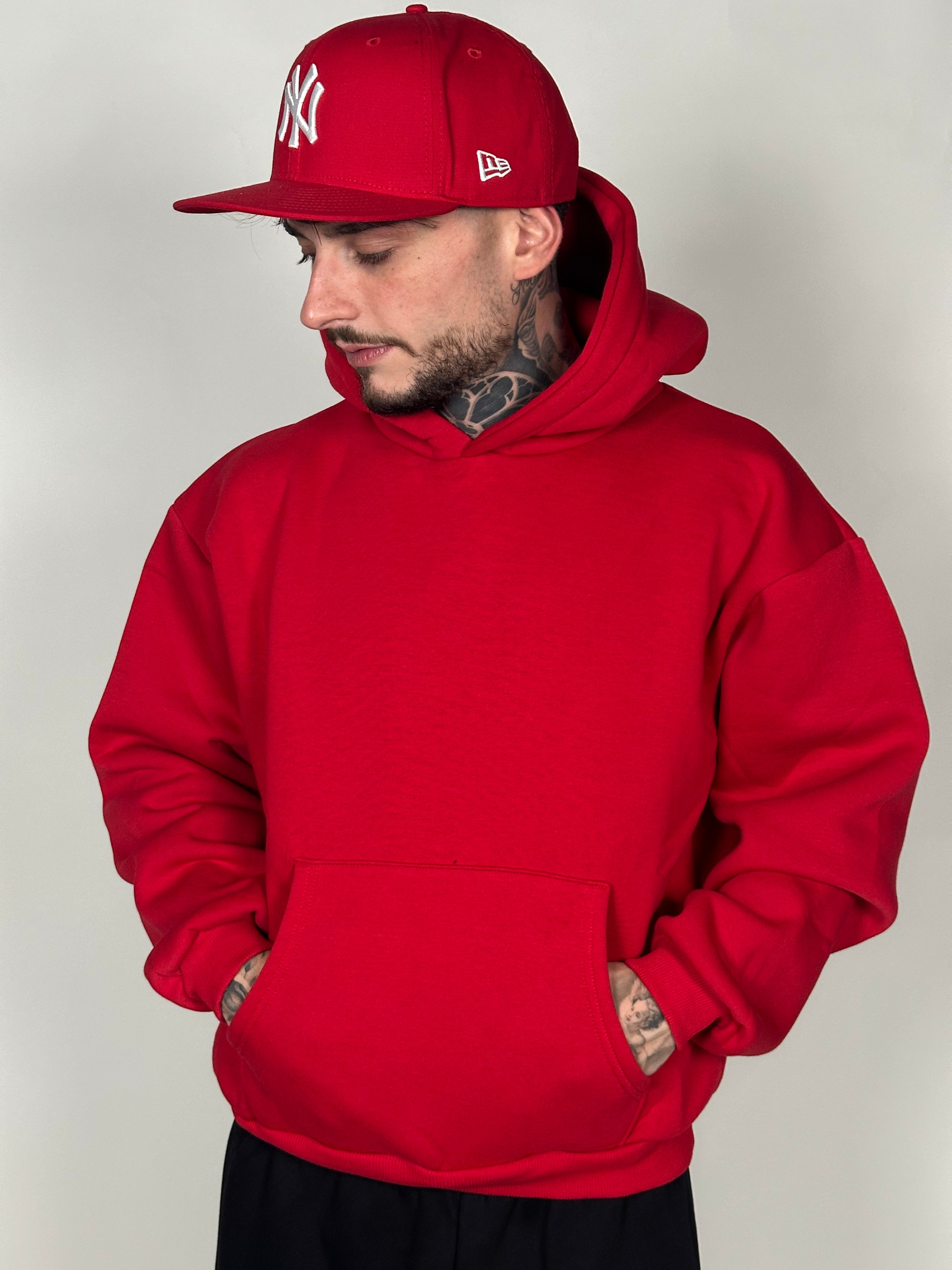 HOODIE EMPTY RED