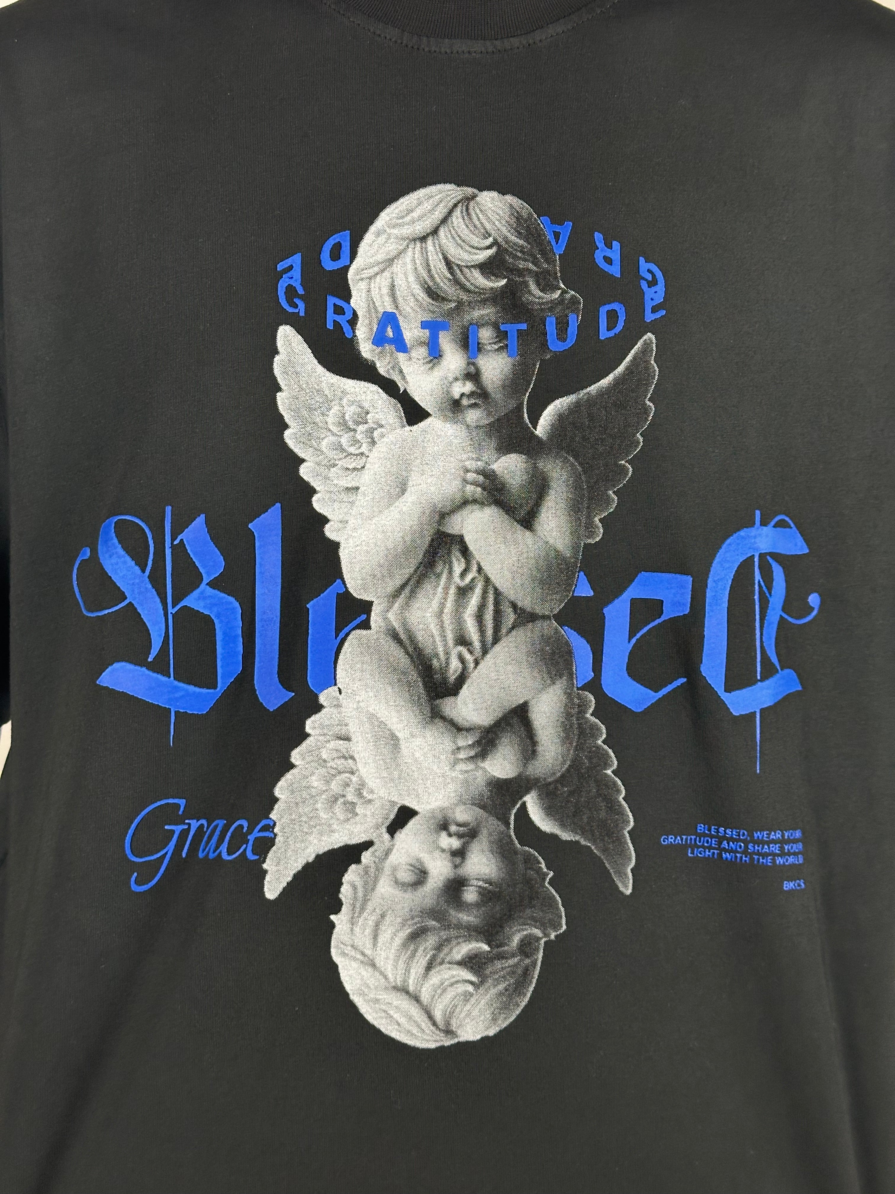 T-SHIRT ANGEL BLACK CIRCUS