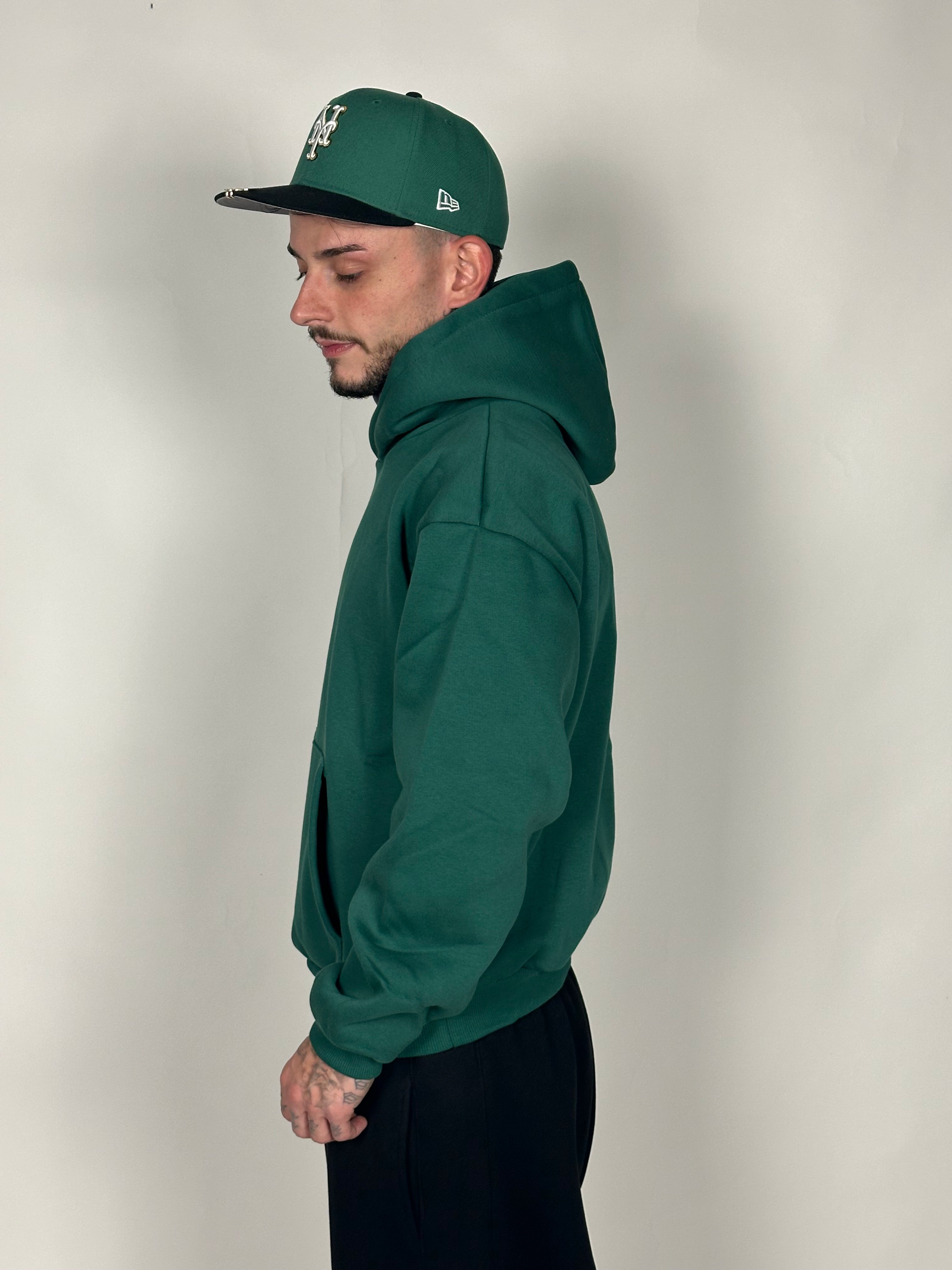 HOODIE EMPTY GREEN