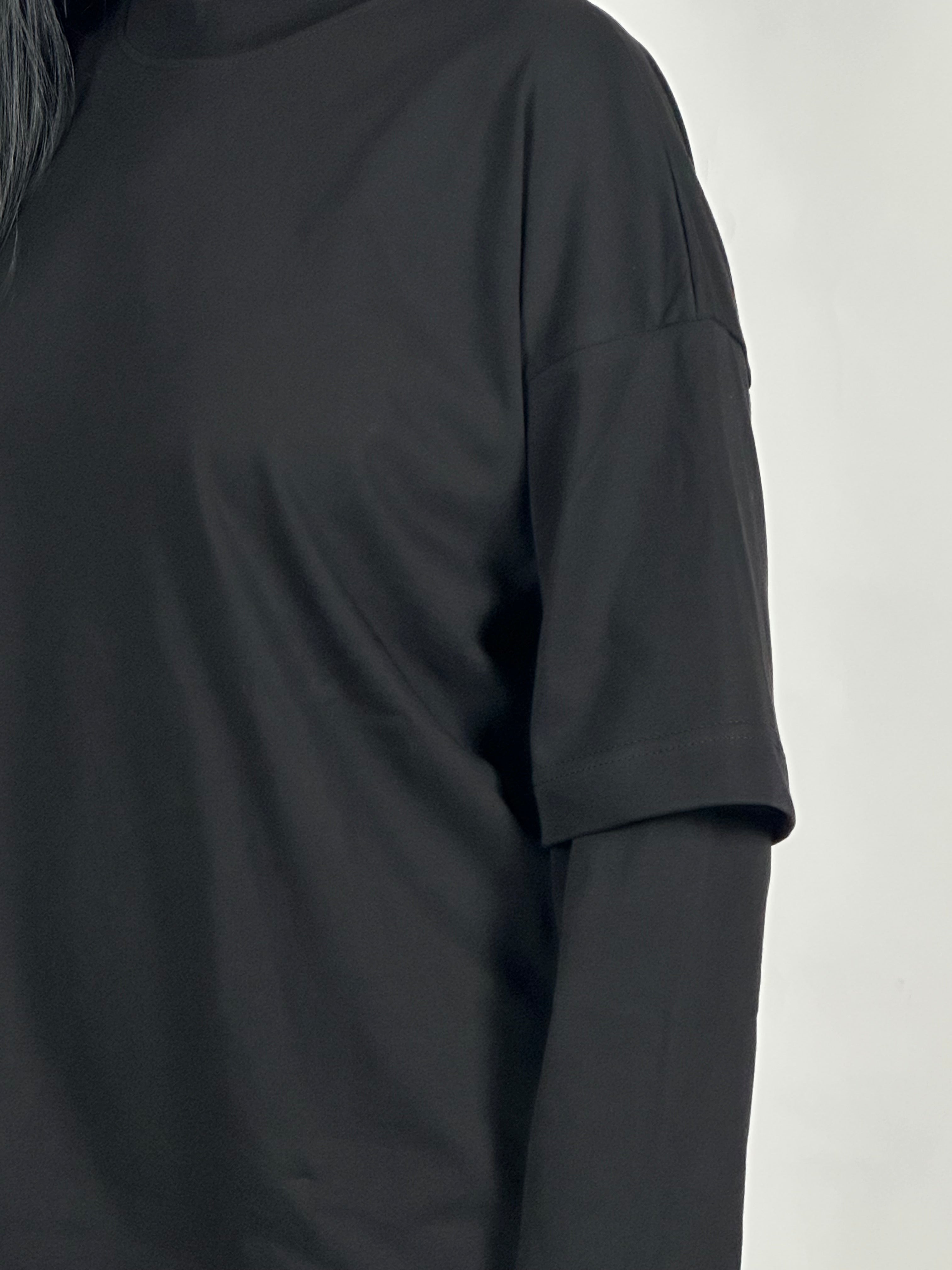 LONG SLEEVE EMPTY BLACK