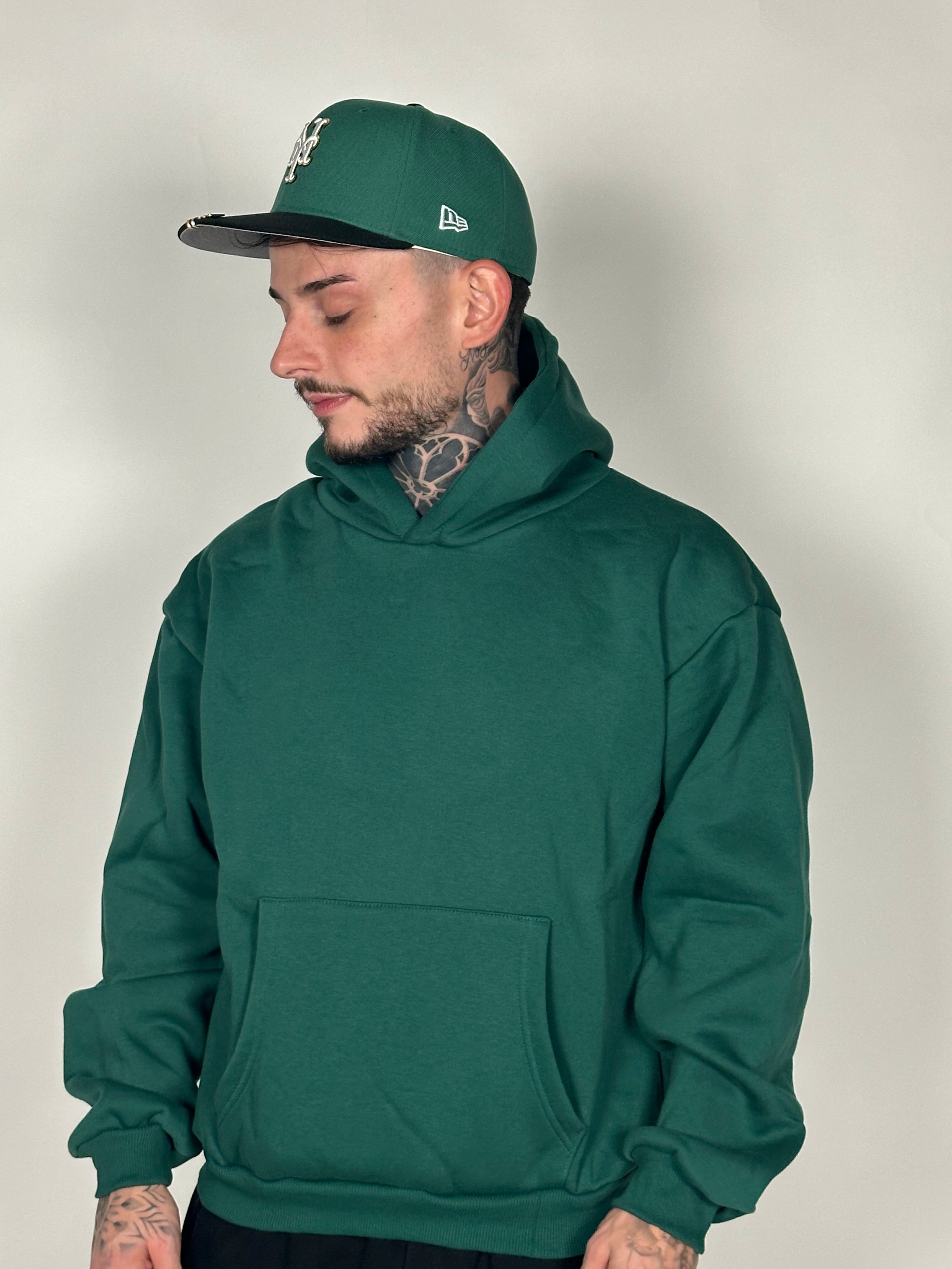 HOODIE EMPTY GREEN