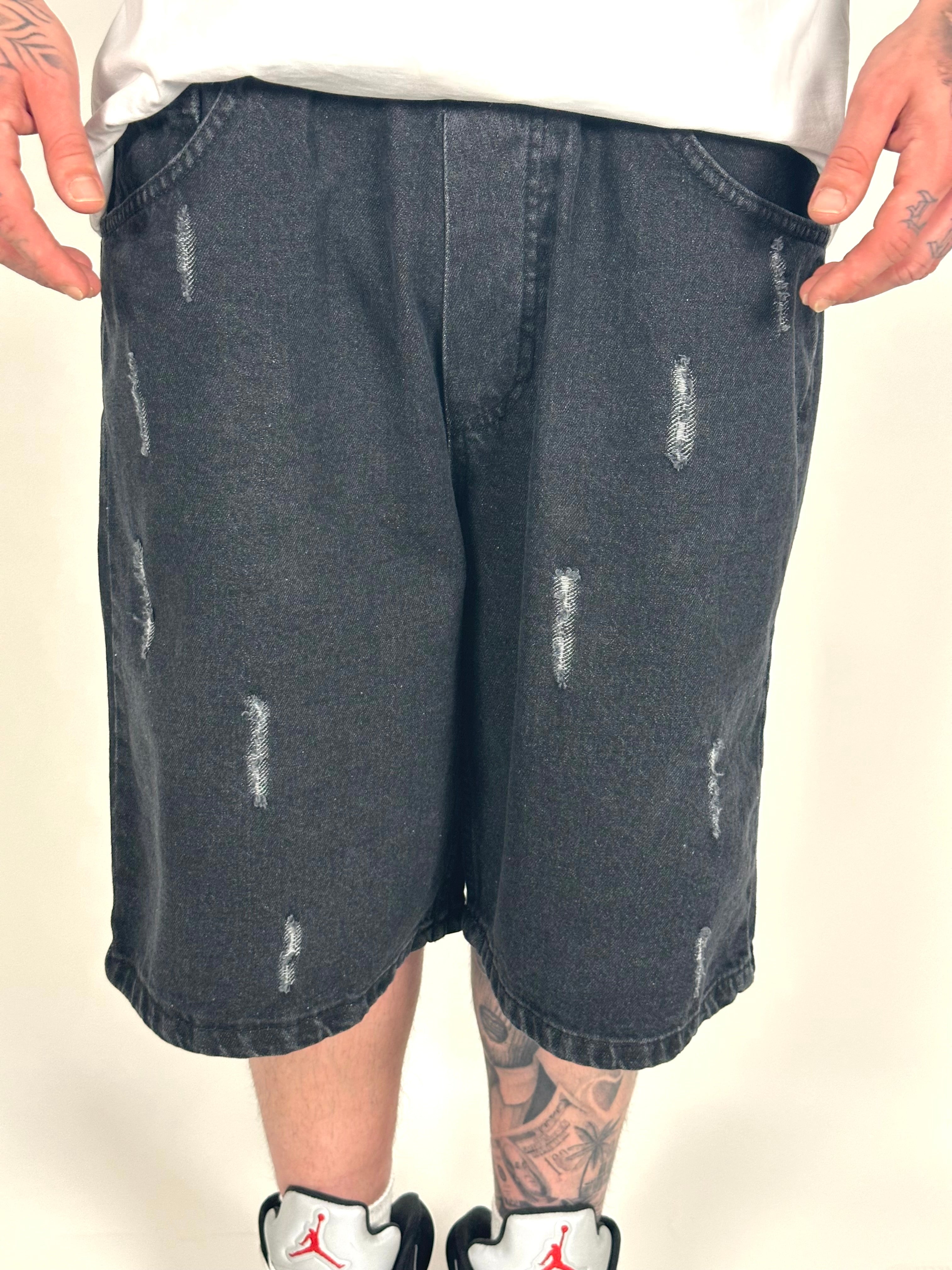 SHORTS RAW EDGE BLACK