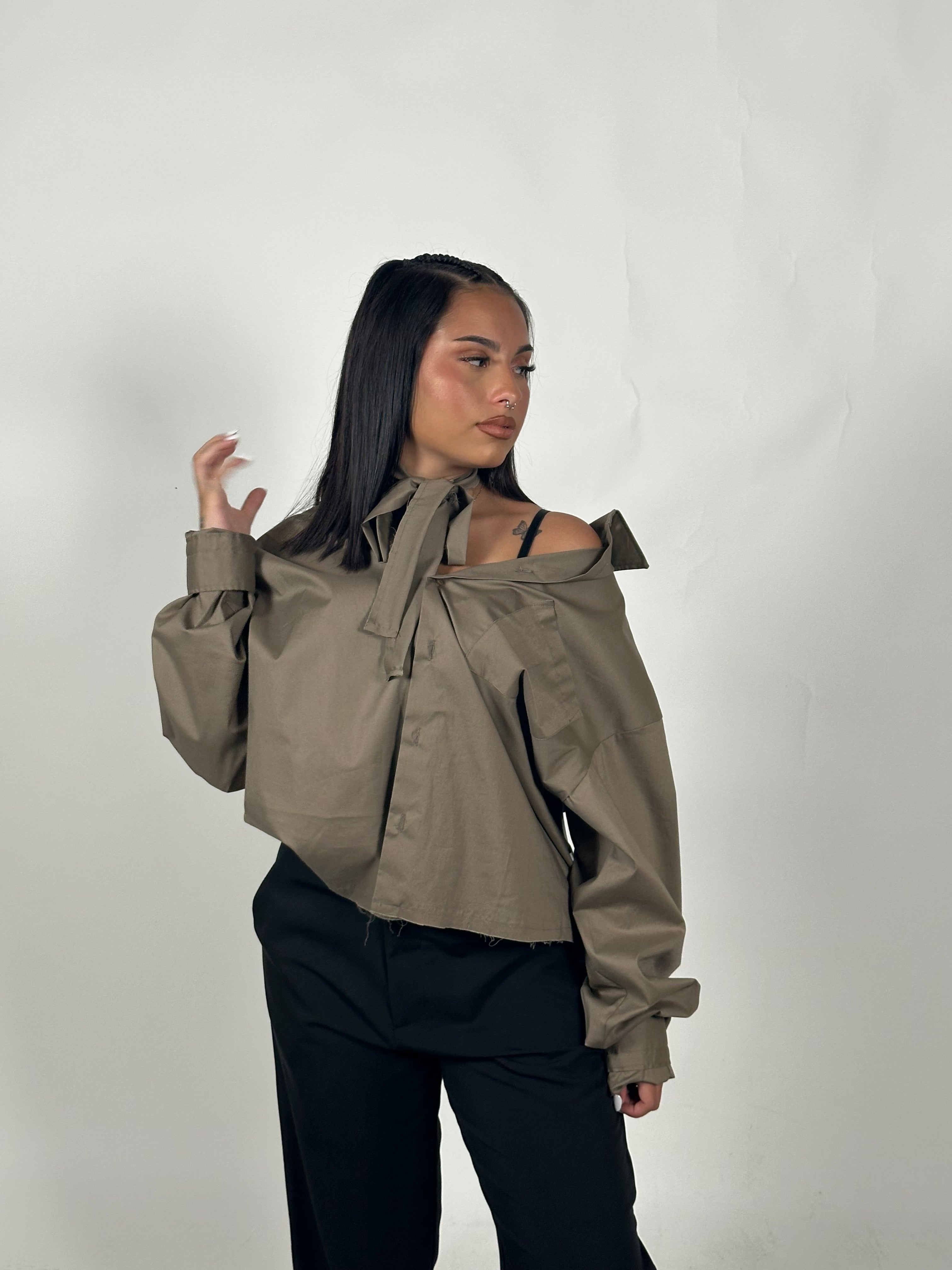 CAMICIA CROP