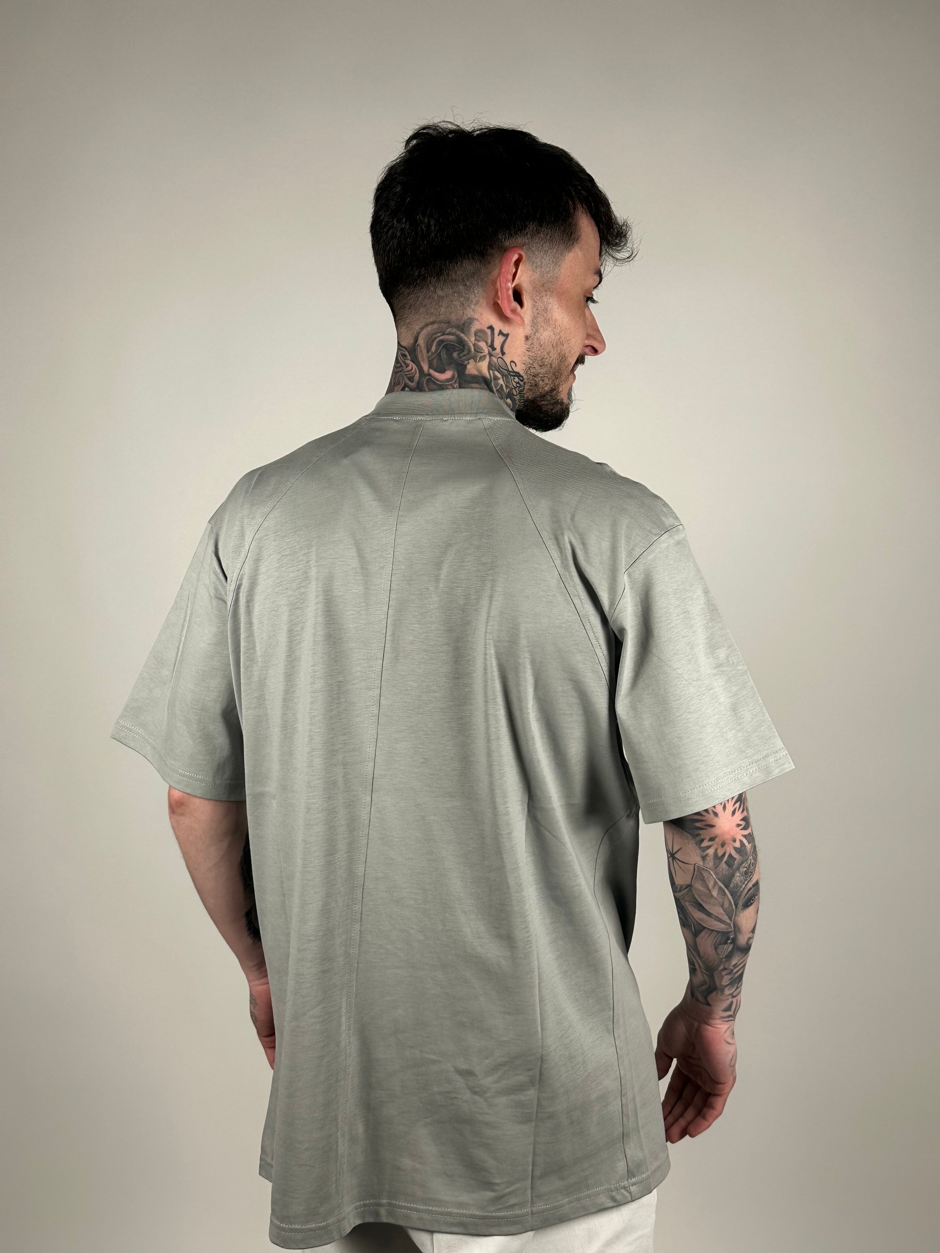 T-SHIRT TAGLI  GREY
